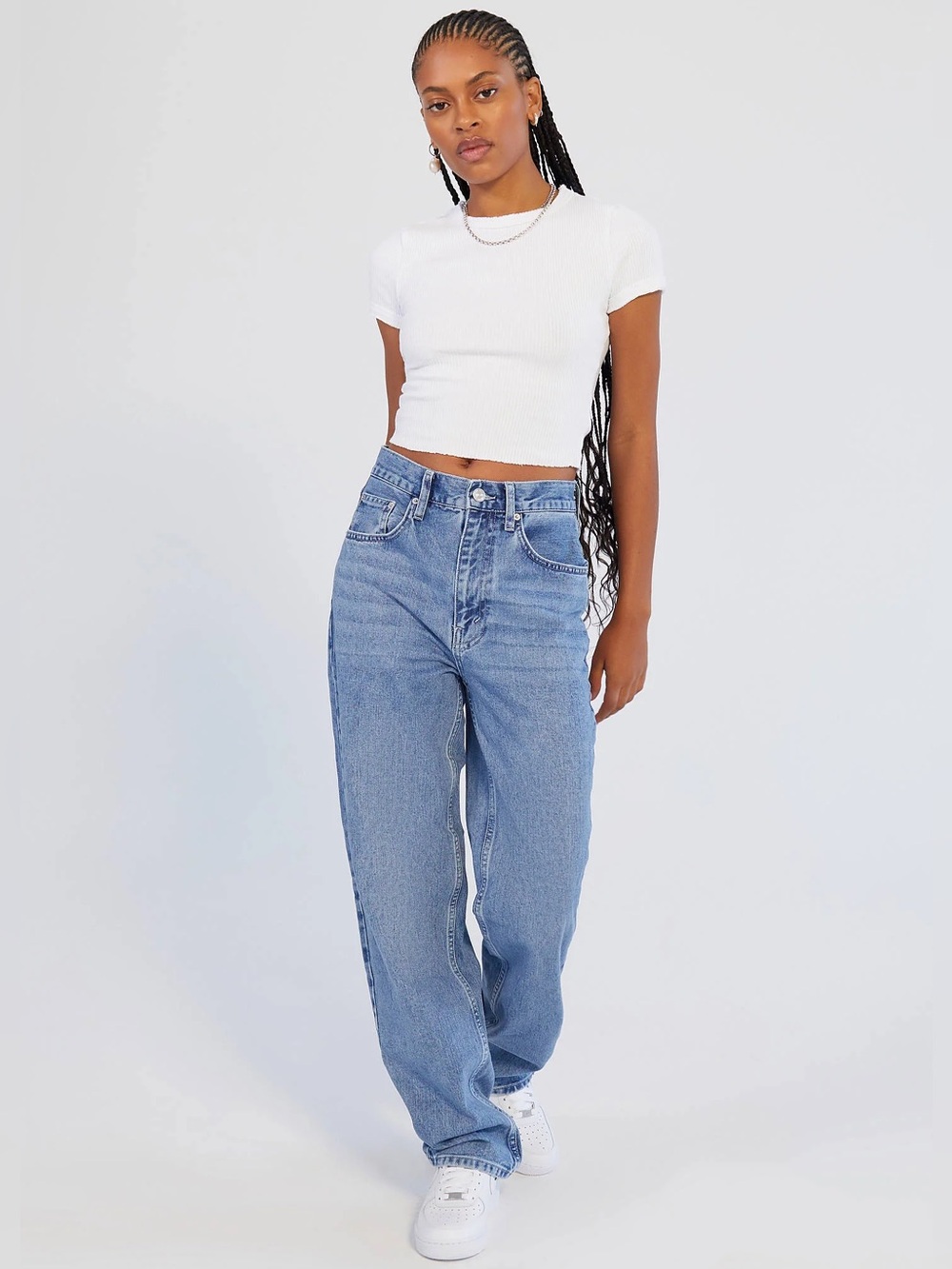 BDG Blue High Rise Baggy Jeans - 30